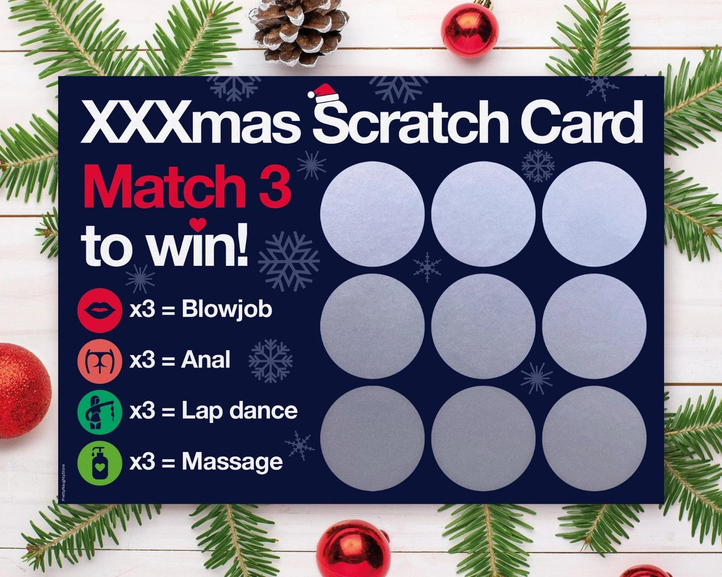 Valentine's Naughty Scratch Card